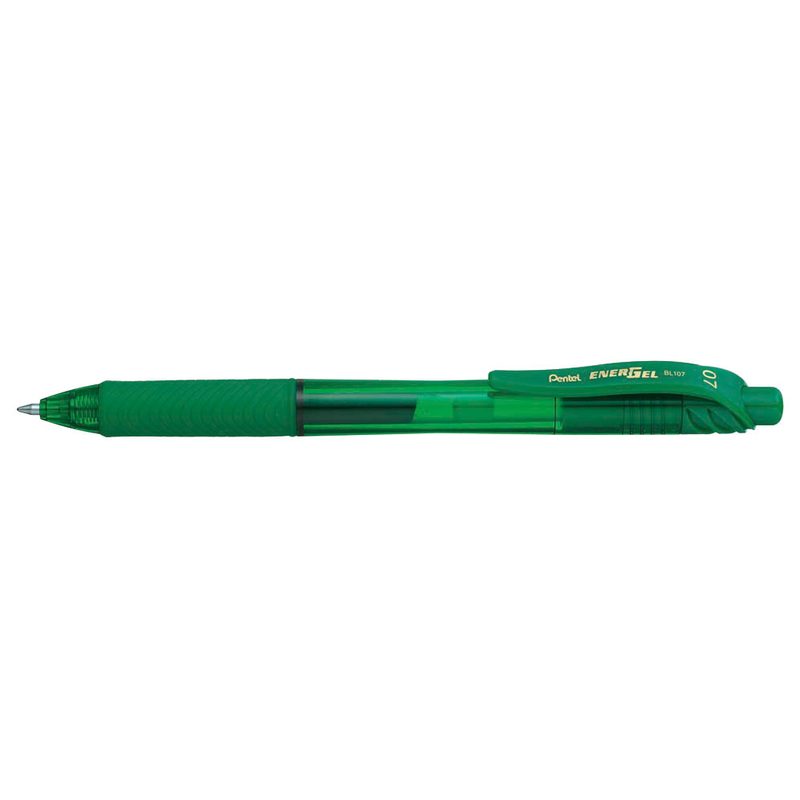 Pentel ENERGEL BL107 Gelschreiber grün/transparent 0,35 mm, Schreibfarbe: grün, 1 St.