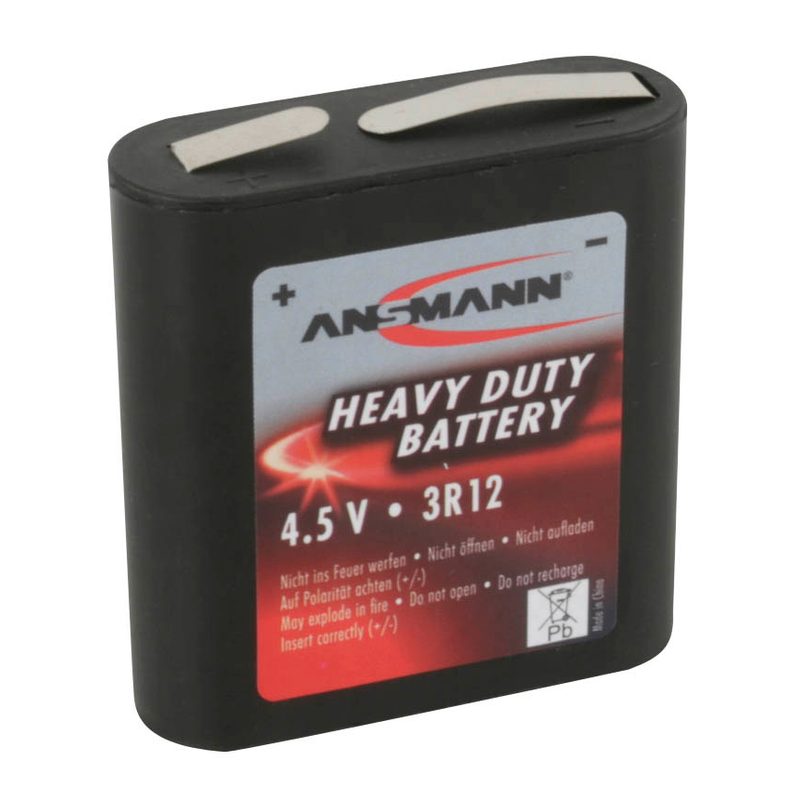 ANSMANN Batterie 3R12 Flachbatterie 4,5 V