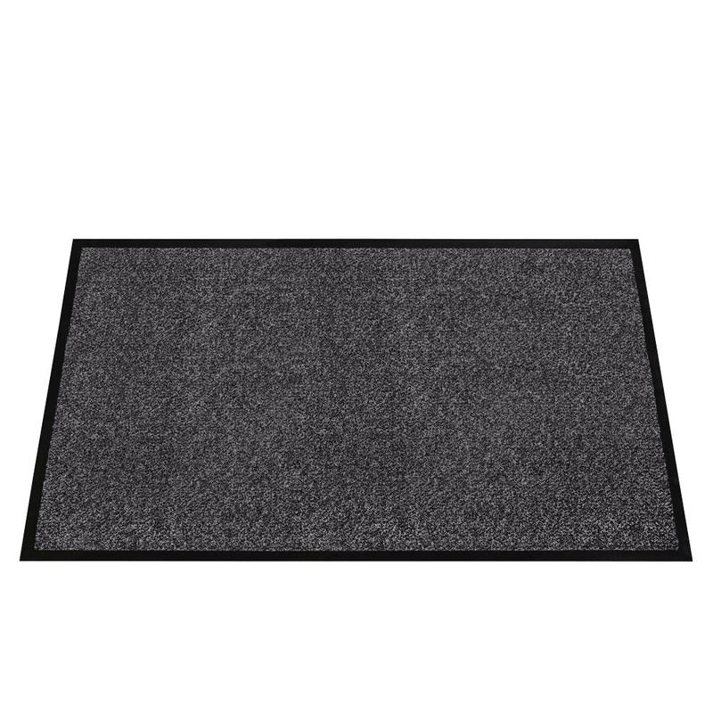 Mercury Fußmatte Cleantime grau gemustert 60,0 x 90,0 cm