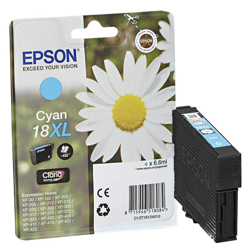 EPSON 18XL / T1812XL  cyan Druckerpatrone