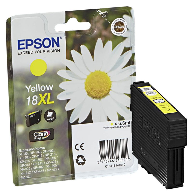 EPSON 18XL / T1814XL  gelb Druckerpatrone