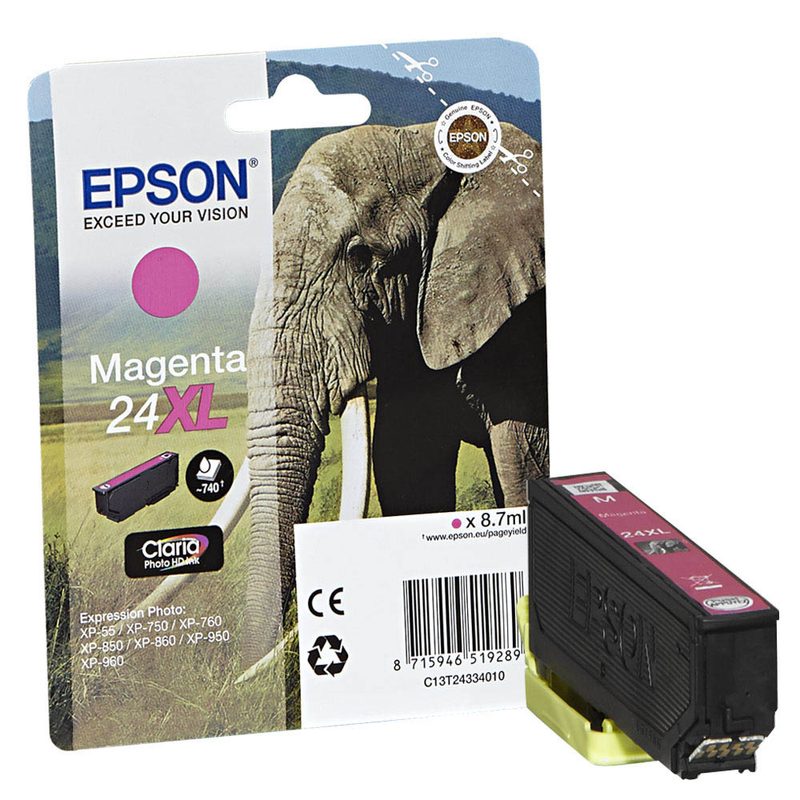 EPSON 24XL / T2433XL  magenta Druckerpatrone