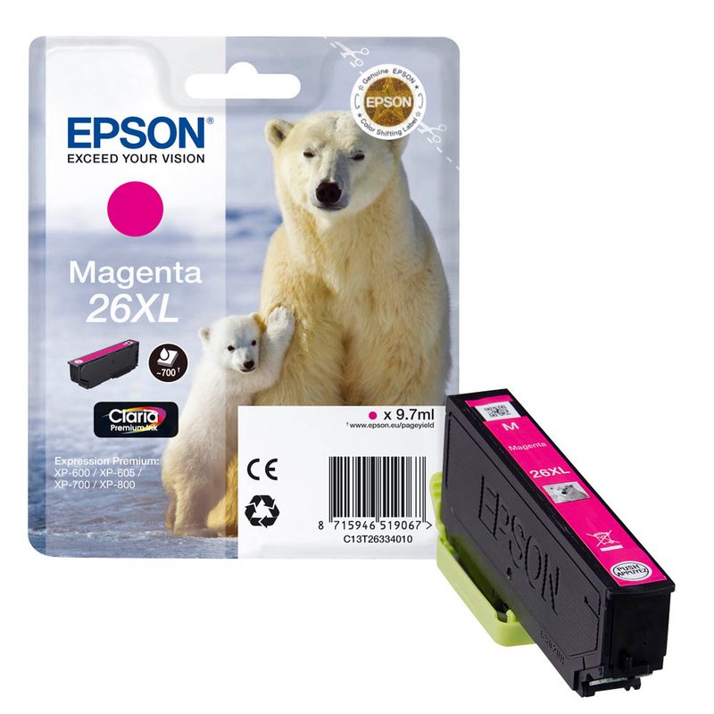 EPSON 26 XL / T2633 XL  magenta Druckerpatrone