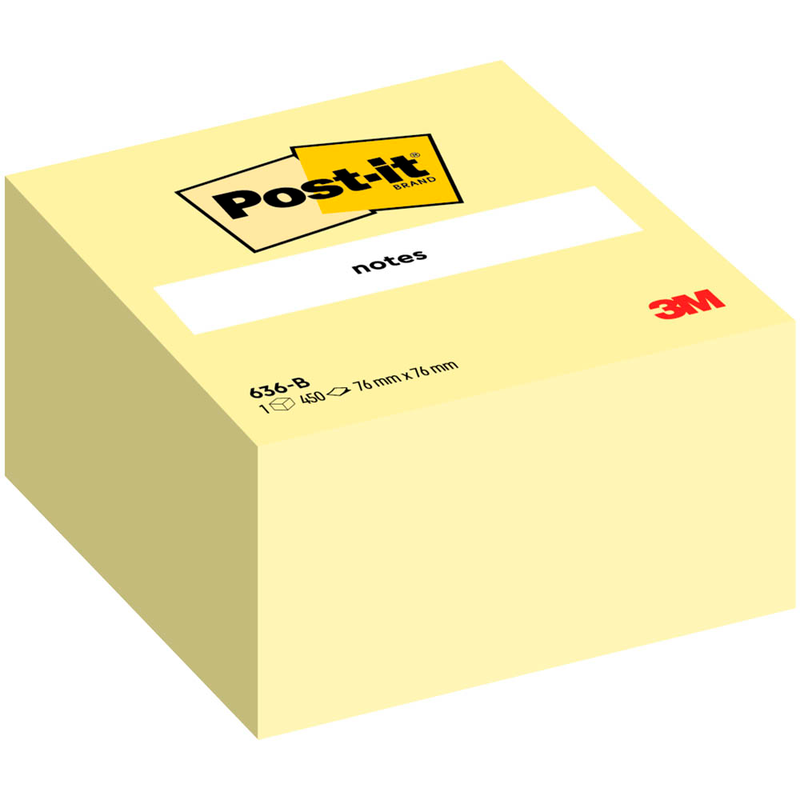 Post-it® Haftnotizen 636B gelb, 1 St.