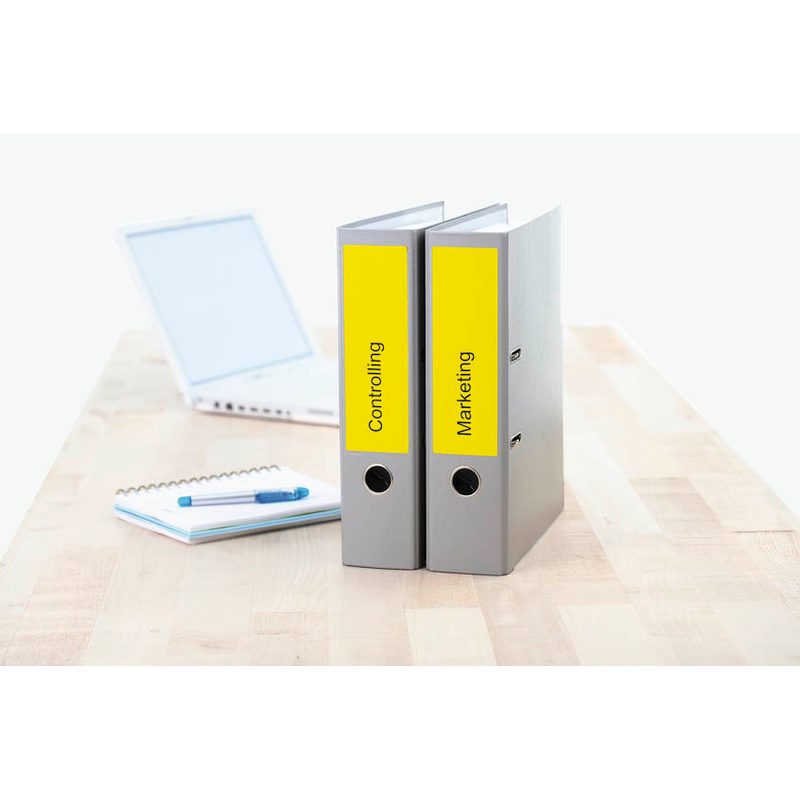 80 HERMA Ordneretiketten 5096 gelb