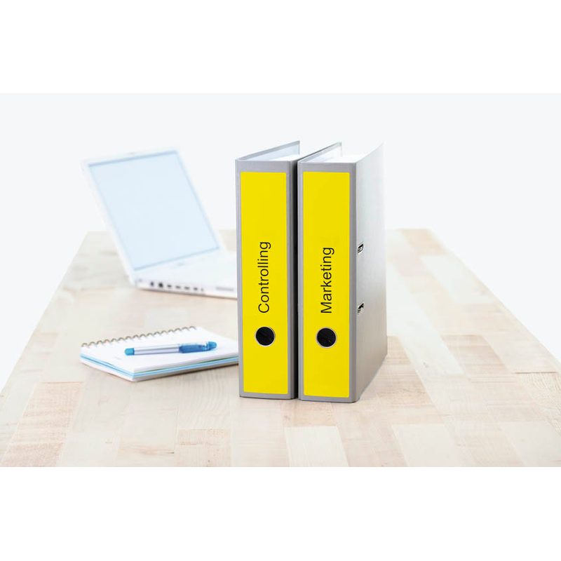 60 HERMA Ordneretiketten 5136 gelb