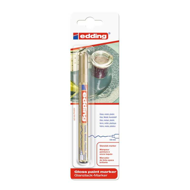 edding 780 Lackmarker gold 0,8 mm, 1 St.