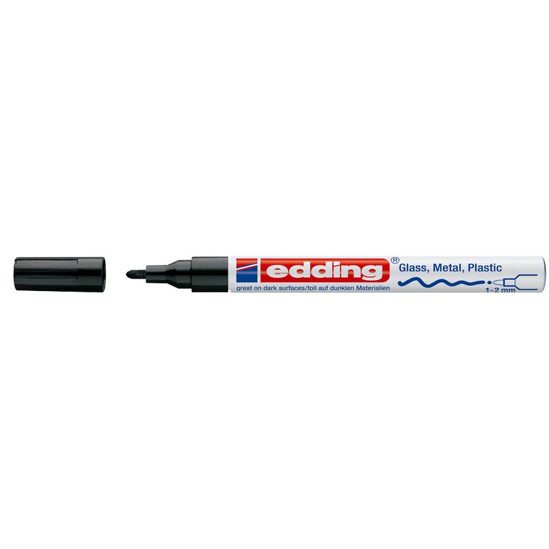 edding 751 creative Lackmarker schwarz 1,0 - 2,0 mm, 1 St.