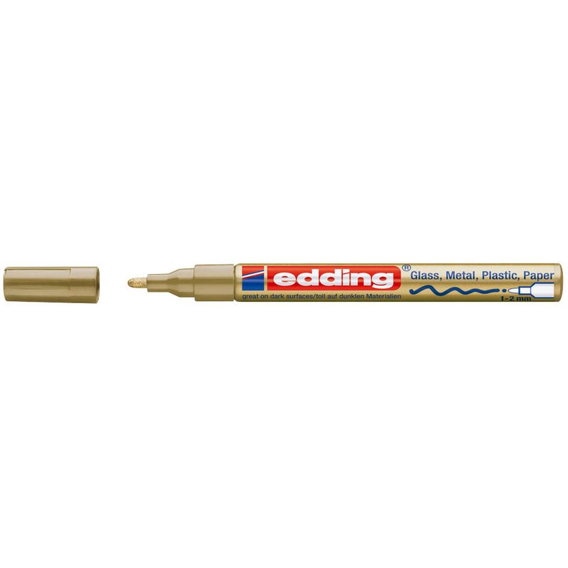 edding 751 creative Lackmarker gold 1,0 - 2,0 mm, 1 St.
