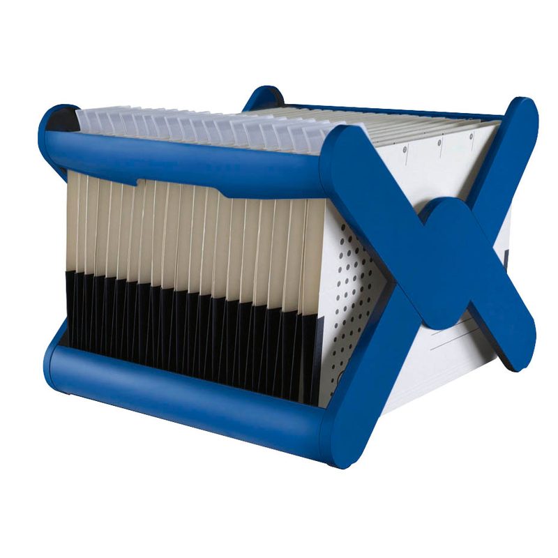 HAN Hängeregistraturkorb ohne Mappen X-CROSS blau