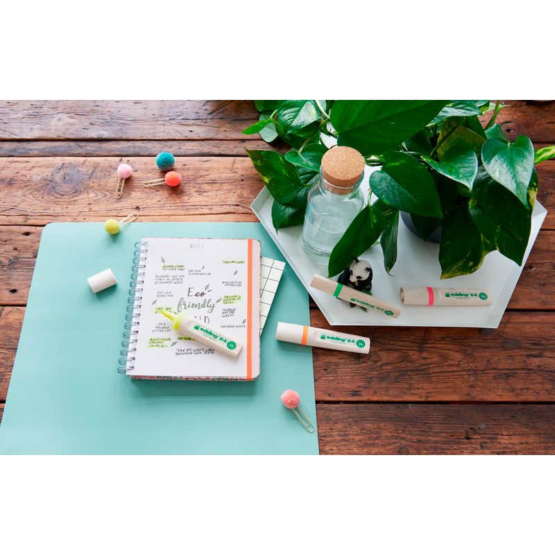 edding Highlighter 24 EcoLine pastell Textmarker grün, 1 St.