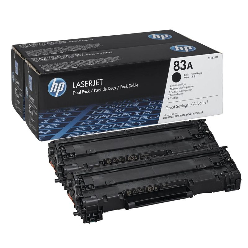HP 83A (CF283AD) schwarz Tonerkartuschen, 2er-Set
