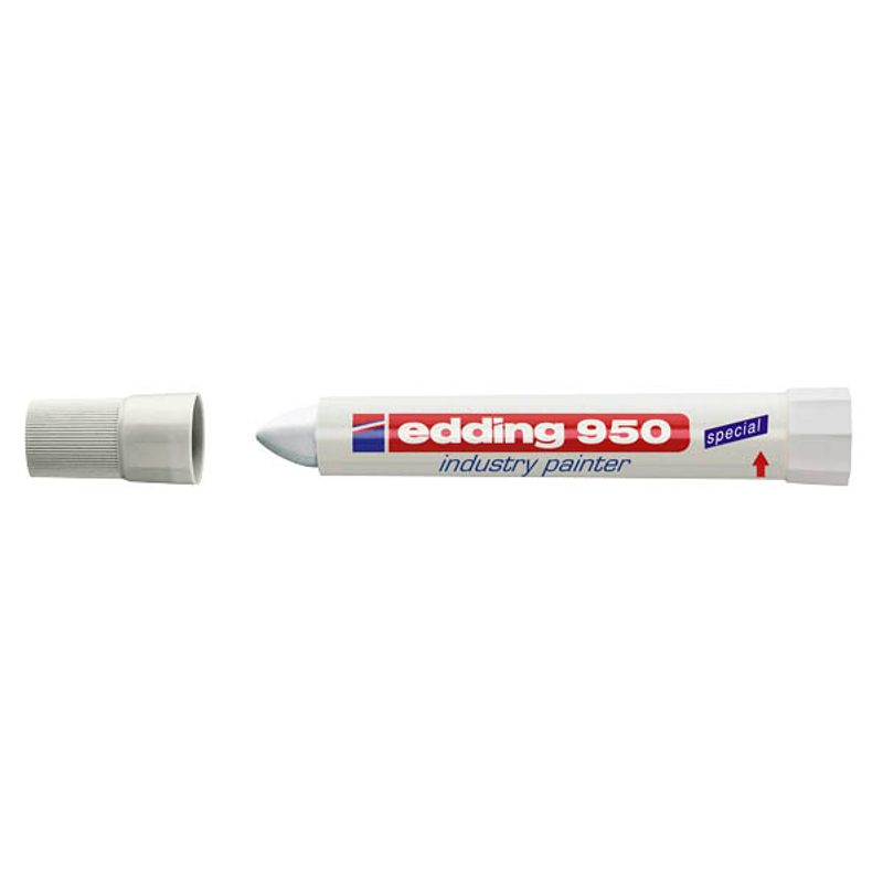 edding 950 Industriemarker weiß 10,0 mm, 1 St.