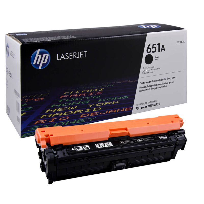 HP 651A (CE340A) schwarz Tonerkartusche