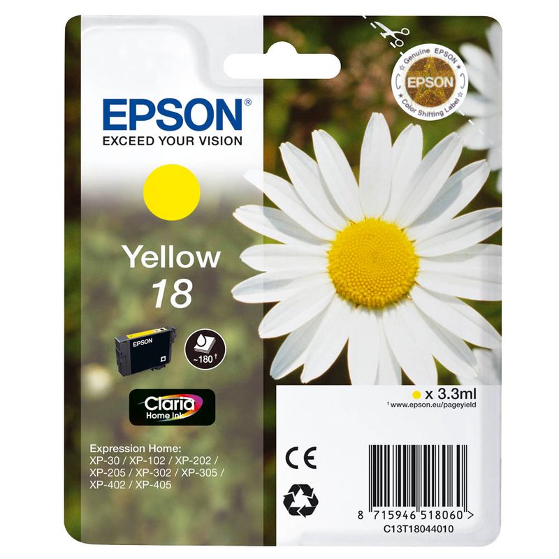 EPSON 18 / T1804 gelb Druckerpatrone