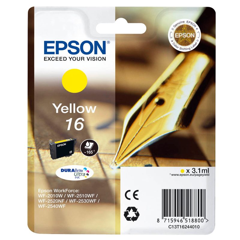 EPSON 16 / T1624 gelb Druckerpatrone