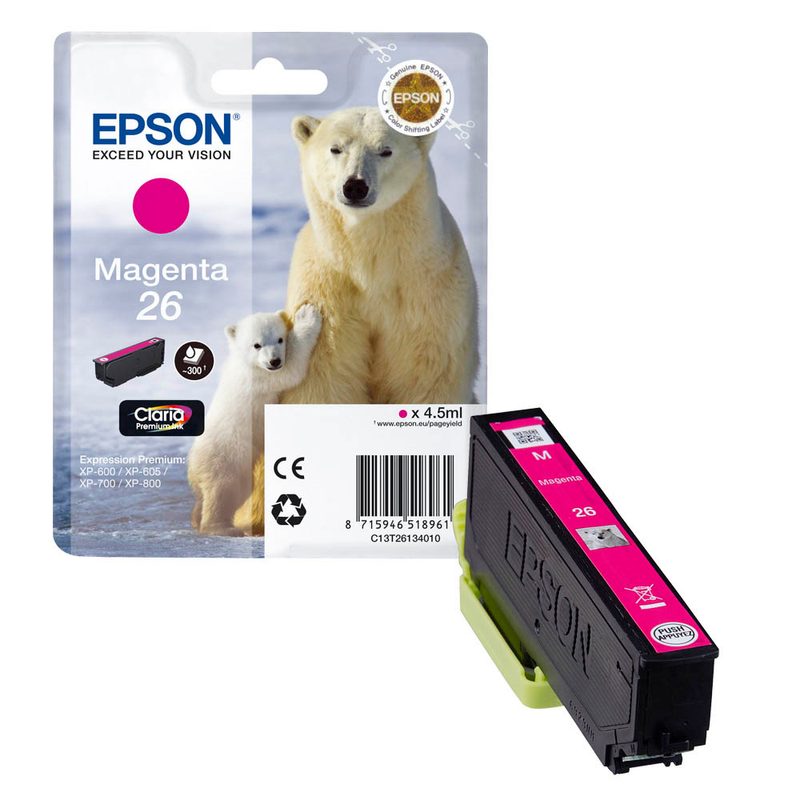EPSON 26 / T2613  magenta Druckerpatrone