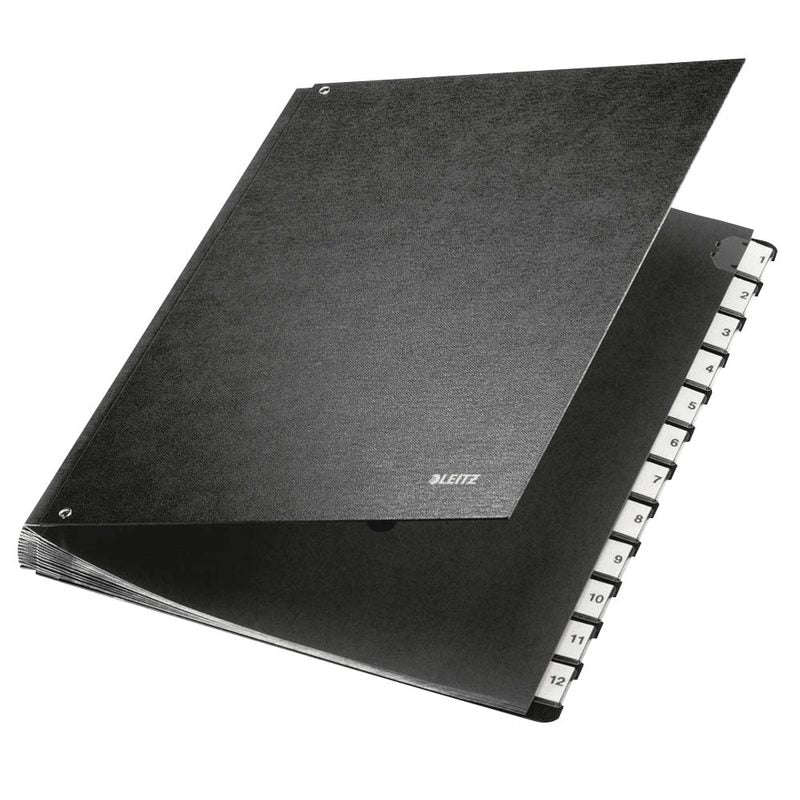 LEITZ Pultordner 5812 1-12 schwarz