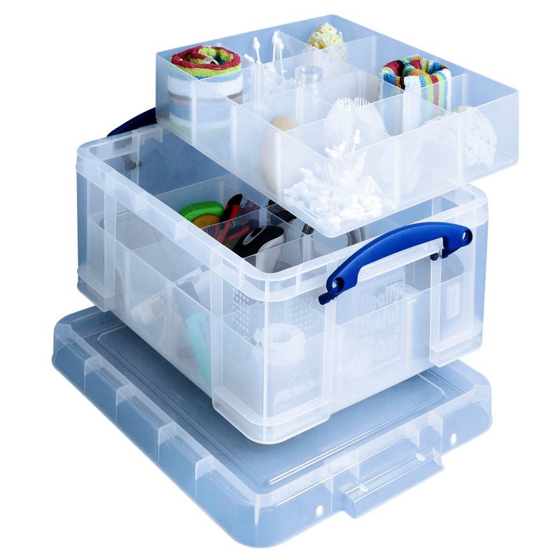 Really Useful Box Aufbewahrungsbox 21,0 l transparent 45,0 x 35,0 x 20,0 cm