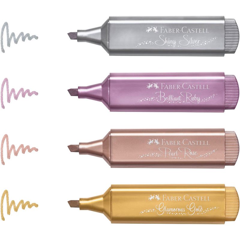 FABER-CASTELL TL 46 Textmarker farbsortiert, 4 St.