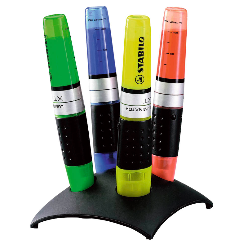 STABILO LUMINATOR Textmarker farbsortiert, 4 St.