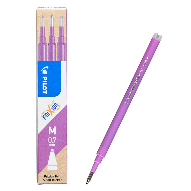 PILOT FRIXION Tintenrollerminen purple 0,4 mm 3 St.
