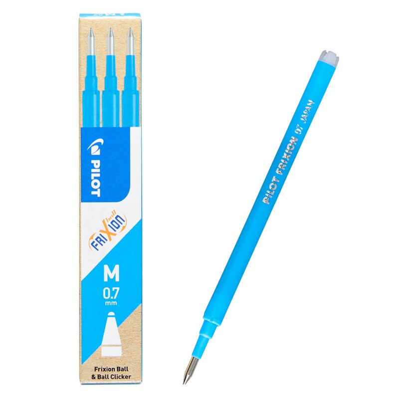 PILOT FRIXION Tintenrollerminen skyblue 0,4 mm 3 St.