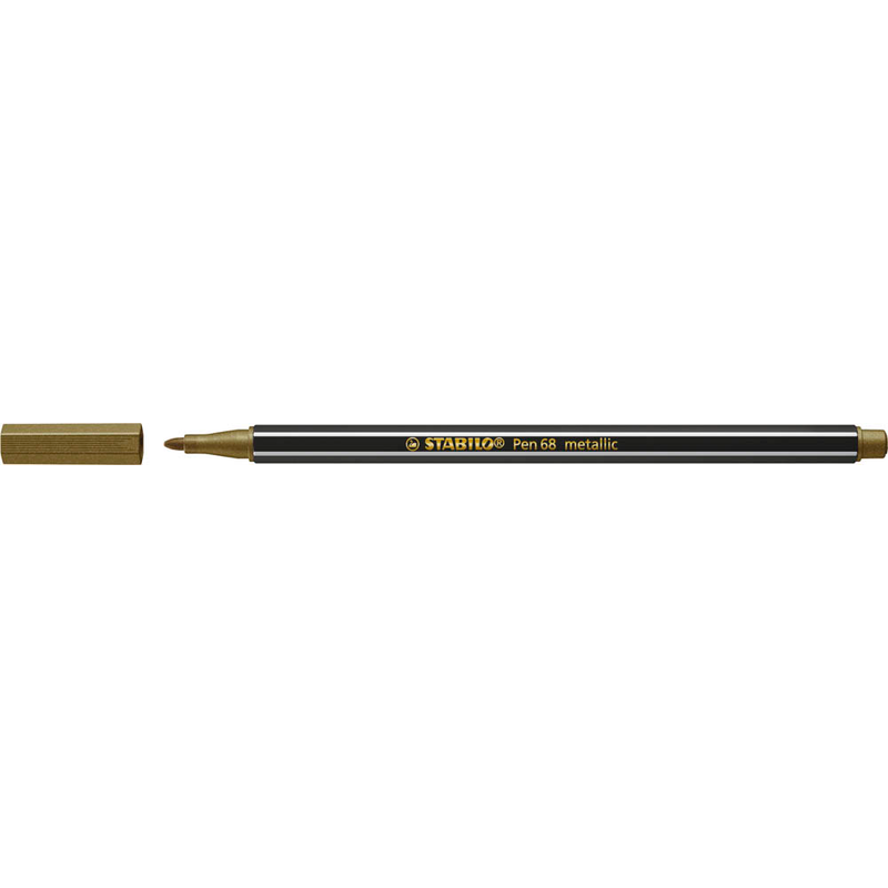 STABILO Pen 68 metallic Filzstift gold, 1 St.