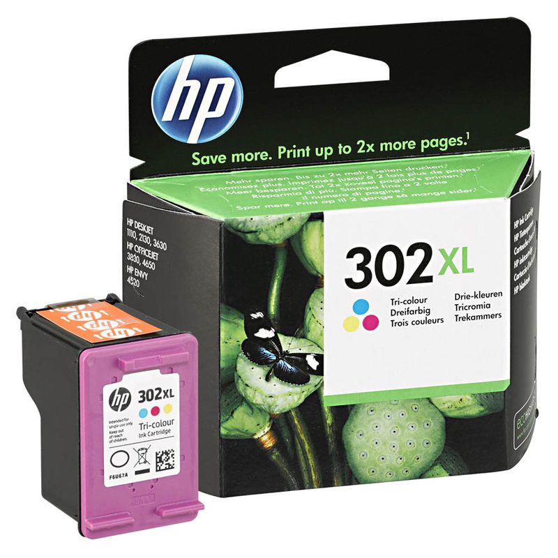 HP 302XL (F6U67AE) color Druckerpatrone