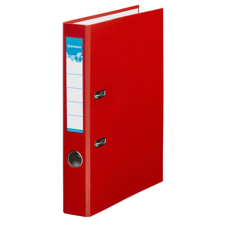 DONAU Klassik Ordner rot Karton 7,5 cm DIN A4