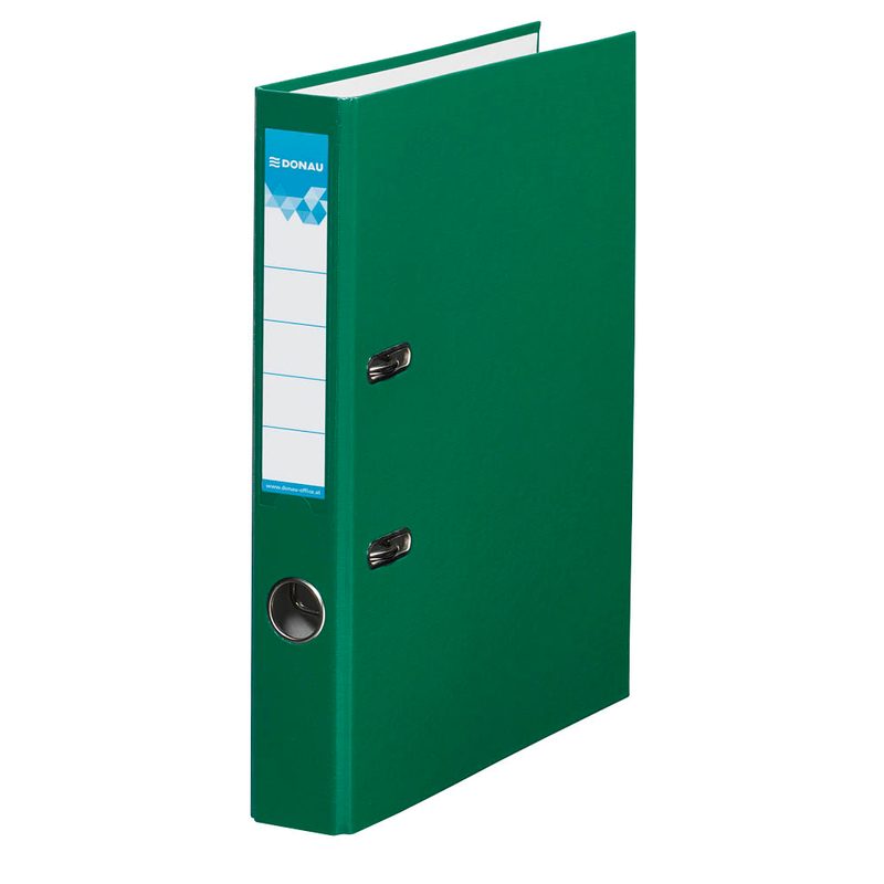 DONAU Klassik Ordner grün Karton 7,5 cm DIN A4