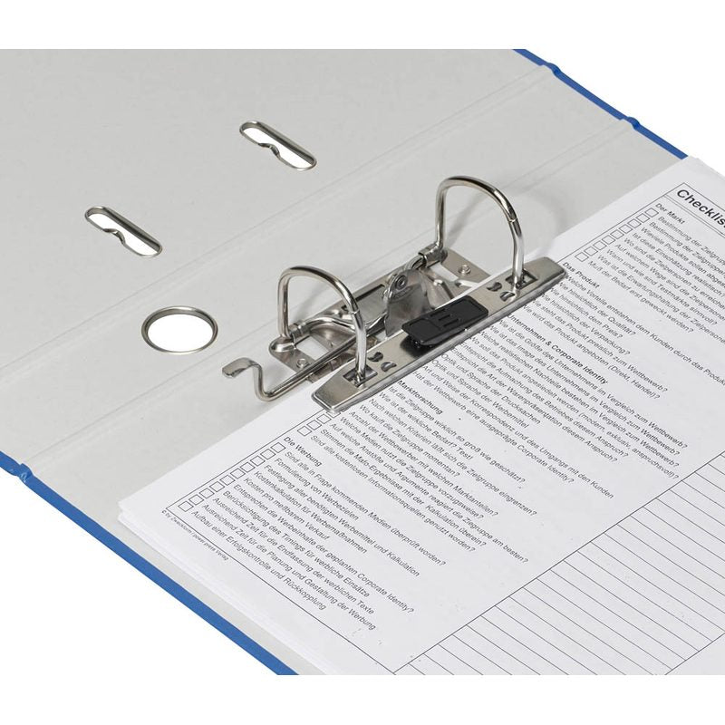 DONAU Klassik Ordner blau Karton 7,5 cm DIN A4