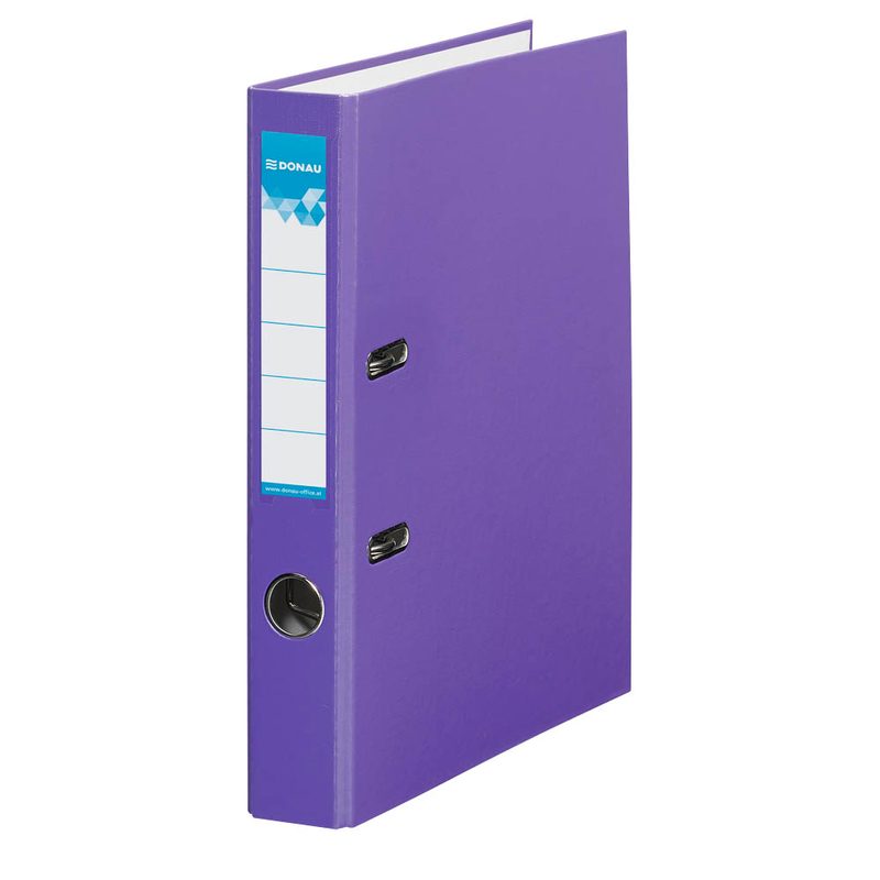 DONAU Klassik Ordner lila Karton 7,5 cm DIN A4