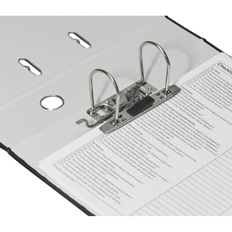 DONAU Klassik Ordner schwarz Karton 5,0 cm DIN A4