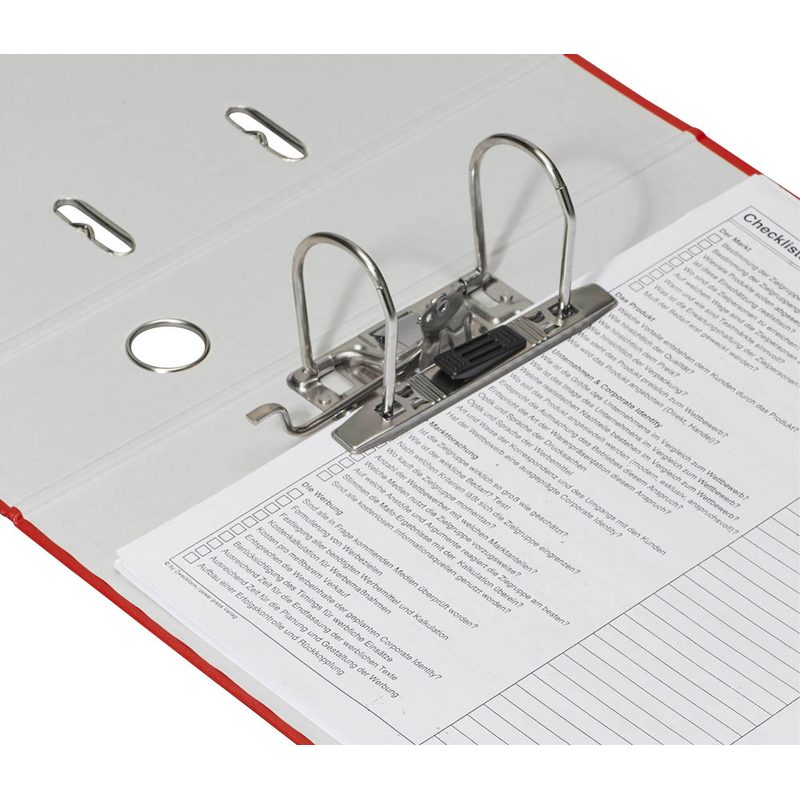 DONAU Klassik Ordner rot Karton 5,0 cm DIN A4