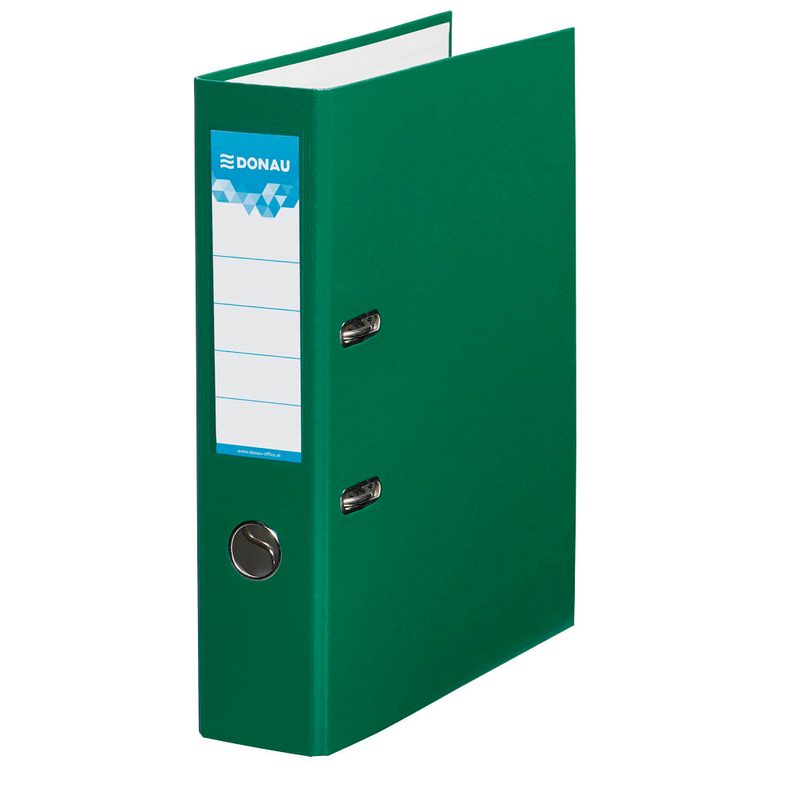 DONAU Klassik Ordner grün Karton 5,0 cm DIN A4