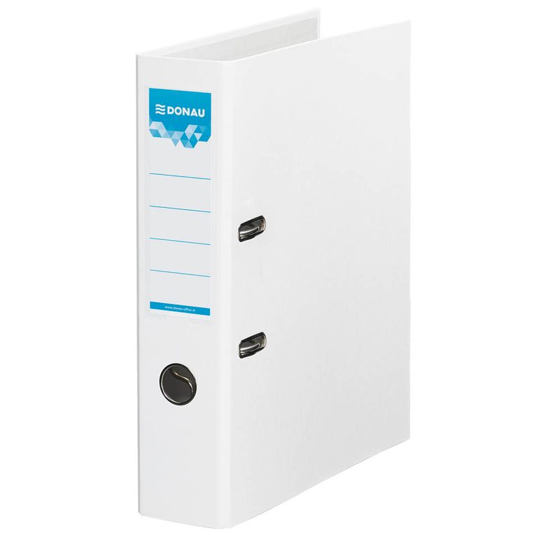 DONAU Klassik Ordner weiß Karton 5,0 cm DIN A4