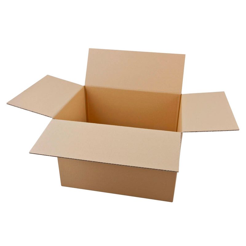 20 Nestler Wellpapp-Faltkartons 1-wellig braun 46,3 x 36,3 x 32,8 cm Außenmaß