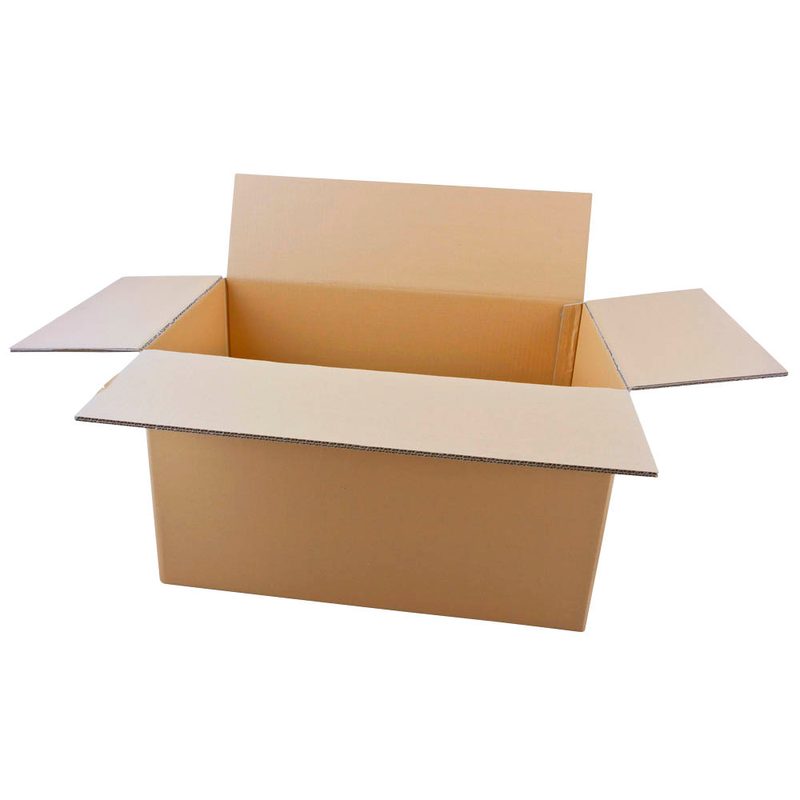 20 Nestler Wellpapp-Faltkartons 2-wellig braun 61,3 x 36,3 x 37,8 cm Außenmaß