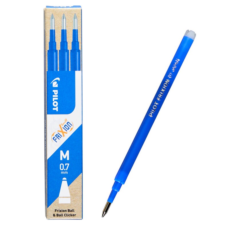 PILOT FRIXION Tintenrollerminen blau 0,4 mm 3 St.