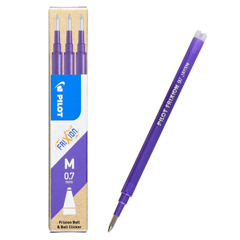 PILOT FRIXION Tintenrollerminen violett 0,4 mm 3 St.
