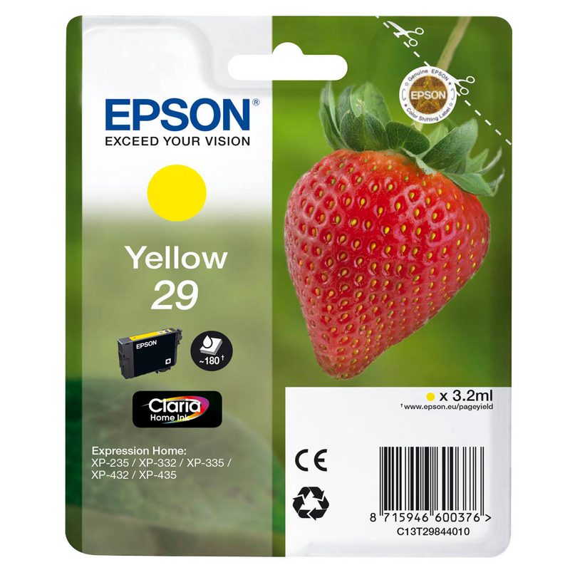 EPSON 29 / T2984  gelb Druckerpatrone