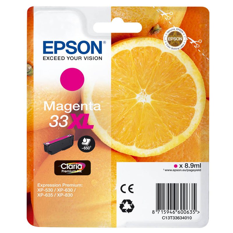 EPSON 33XL / T3363XL  magenta Druckerpatrone