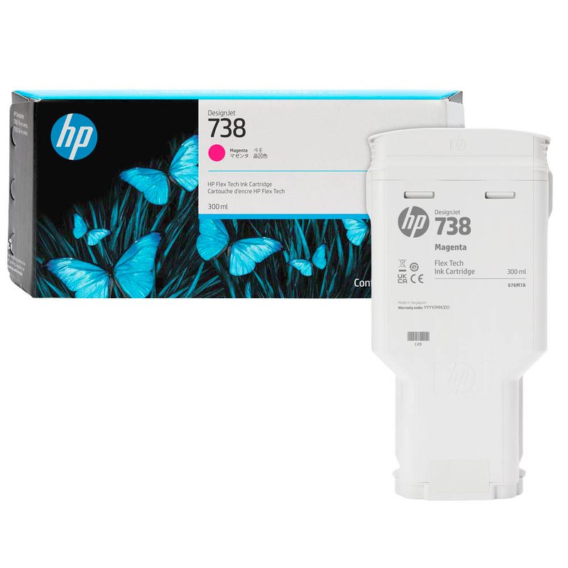 HP 738 (676M7A) magenta Druckerpatrone