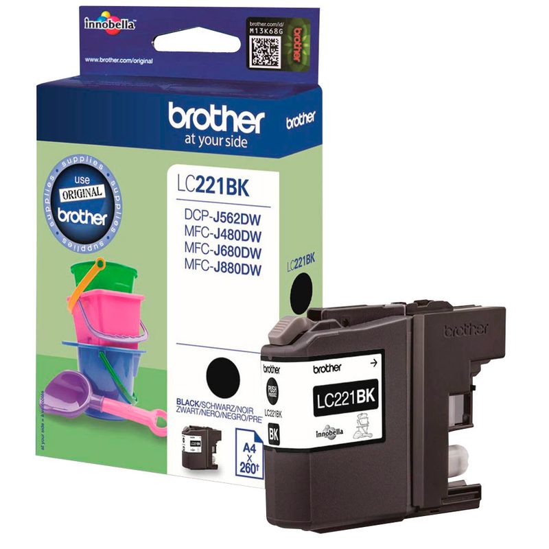 brother LC-221BK  schwarz Druckerpatrone