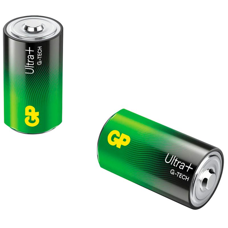 2 GP Batterie ULTRA PLUS Mono D 1,5 V