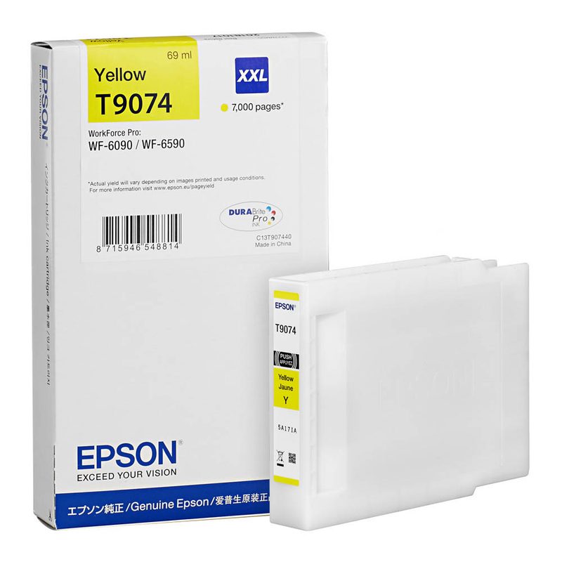 EPSON T9074XXL  gelb Druckerpatrone