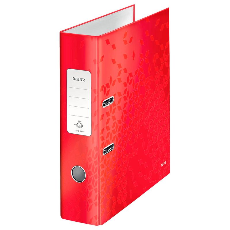 LEITZ Ordner rot Karton 8,0 cm DIN A4