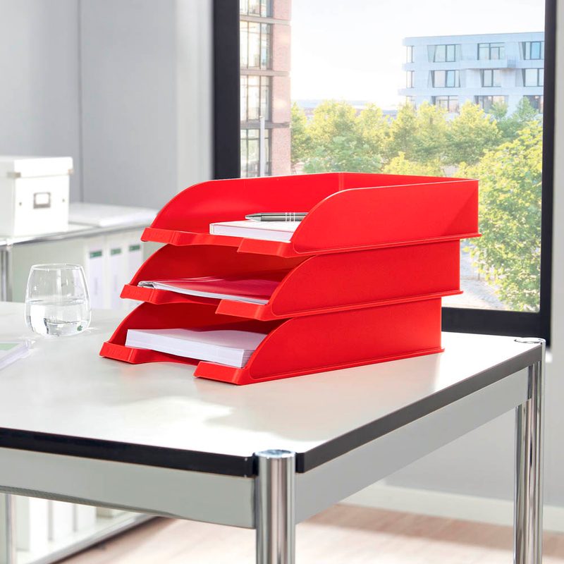 LEITZ Briefablage WOW rot