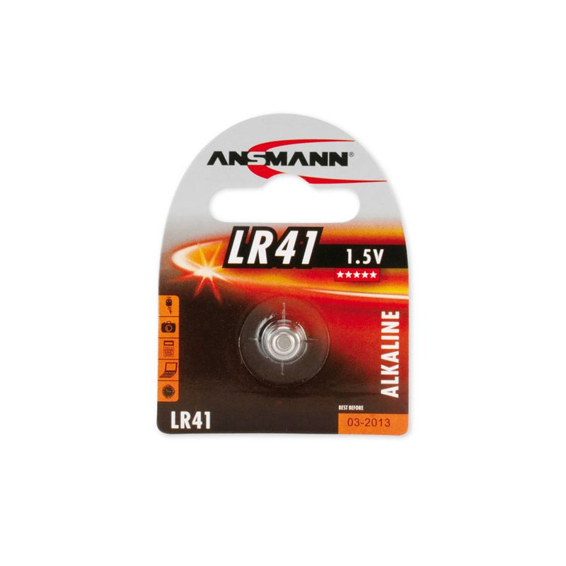 ANSMANN Knopfzelle LR41 1,5 V